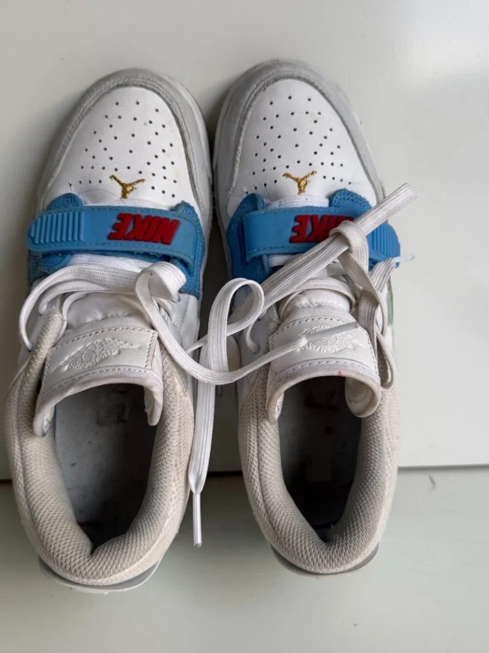 Nike Air Jordan Legacy 312 Low Boys White Emerald Rise 4.5Y